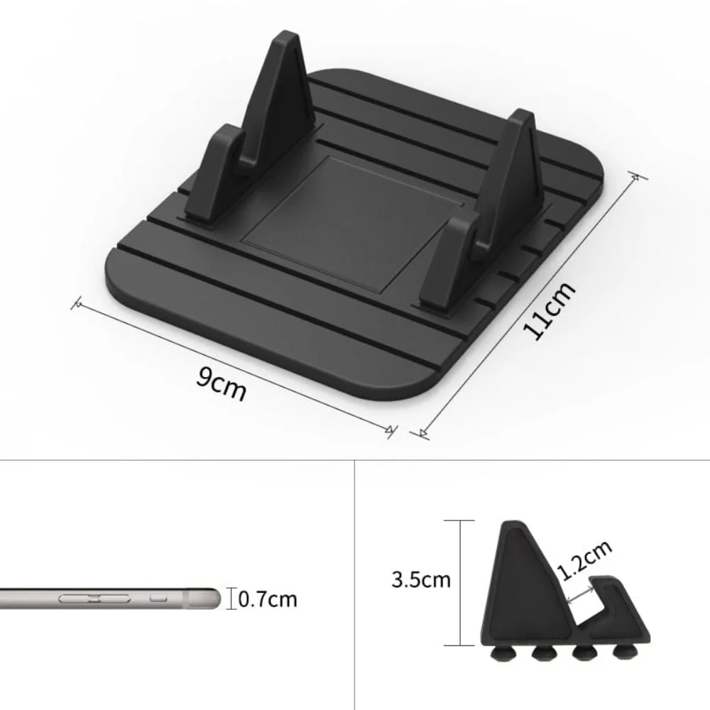 Car Phone Holder Dashboard Mount Adjustable Viewing Angle - Image 4